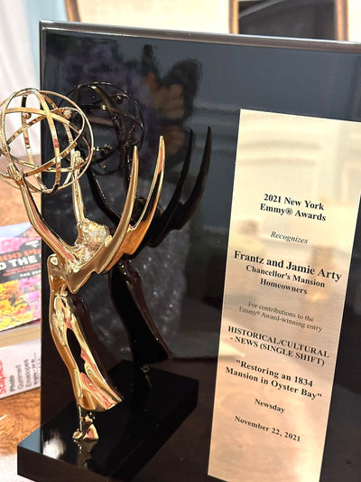 our Emmy plaque award finally arrived