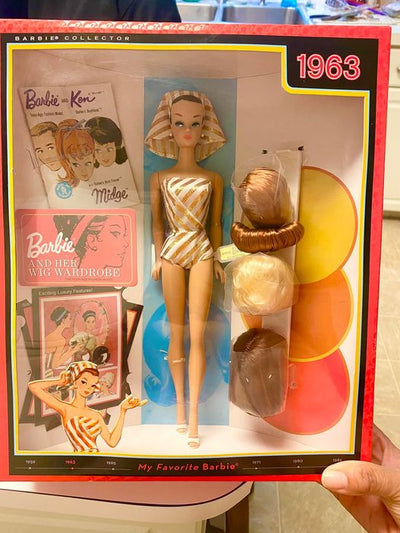 My mom bought me a real vintage classic Barbie doll for Christmas!!